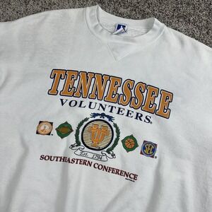 Vintage Tennessee Volunteers Sweatshirt Mens XL NCAA Basketball‎ Russell 90s